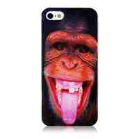 Orangutan Pattern Silicone Soft Case for iPhone 5/5S