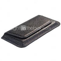 Flip Genuine Leather Case Cover Pouch for iPhone 4S/5S/5C