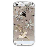 Dancing Crystal Girl Design Back Case for iPhone 5/5S