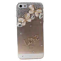 Double Butterfly Covered Back Case for iPhone 5/5S