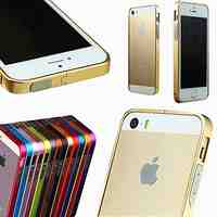 MAYLILANDTM Solid Metal Bumper Case for iPhone 5/5S (Assorted Colors)