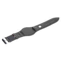 30mm Women's Black Wide PU Watch Band