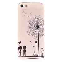 Dandelion and Lovers Pattern PC  Hard Case for iPhone 5/5S