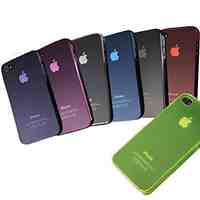 Ultra Thin Frosted Back Case for iPhone 4/4S (Assorted Colors)