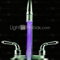 Battery-Free Seven Changing Color RGB LED Faucet Light