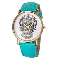 Women's Watch Fashion Skull Pattern