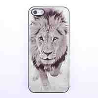 Lion Design Aluminium Hard Case for iPhone 5/5S