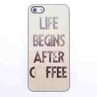 Coffee Design Aluminium Hard Case for iPhone 5/5S