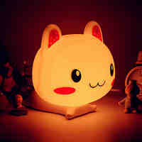 Rabbit Shape ABS LED Night Light(Assorted Color)