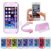 TPU Touch Full Cover Case for iPhone 5C (Assorted Colors)