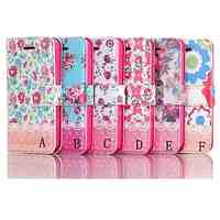 Flower Pattern Luxury Leather Case for iPhone 5/5S  (Assorted Colors)