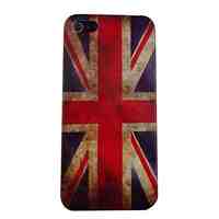 Retro British Flag Pattern PC Back Case for iPhone 5