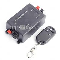 Wireless RF LED Single Dimmer Switch LED Controller with Remote Control (DC12-24V  1 Channel)