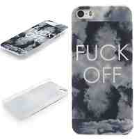 FUCK OFF Pattern  PC Hard Protective Case for iPhone 5/5S