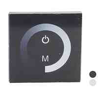 TM06  LED Touch Panel Dimmer for Single Color LED Strip (DC12-24V  8A  1 Channel Output) 