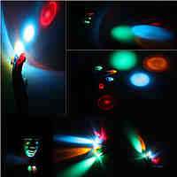 Colorful LED Laser Finger Light (4-Pack)