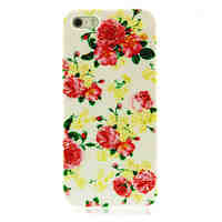 Rose Flower Pattern Hard Case for iPhone 4/4S