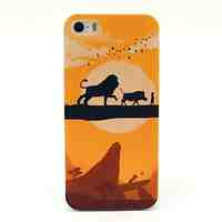 Animal Lion Cartoon Pattern Hard Case for iPhone 5/5S