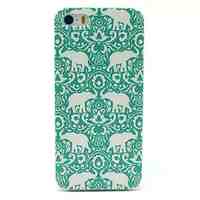 Flower Elephant Carpet Pattern Hard Case for iPhone 5/5S