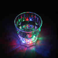 Colorful Flash Light LED Whisky Glass 