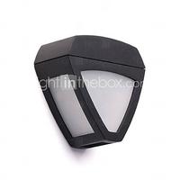 2-LED Outdoor LED Solar Fence Light Wall Light Landscape Pinup Path Garden Lamp