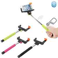 Wireless Bluetooth Monopod for Android 3.0 and above systemiOS 4.0 and Above system— BlackPinkGreen