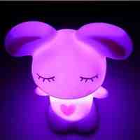 Coway Lovely Love Rabbit Colorful LED  Night Light  