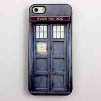 Police Box Design Aluminum Hard Case for iPhone 4/4S