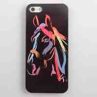 Watercolor Horse Design Aluminum Hard Case for iPhone 4/4S