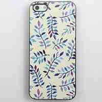 Colorful Leaves Design Aluminum Hard Case for iPhone 5/5S