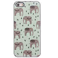 Lovely Elephant Design Aluminium Hard Case for iPhone 5/5S