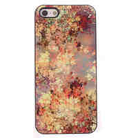 Yellow leaf Design Aluminium Hard Case for iPhone 4/4S