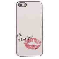 Red Lip Design Aluminium Hard Case for iPhone 5/5S