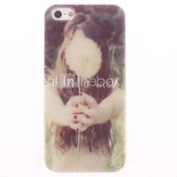 Make a Wish Letter Design Soft Case for iPhone 5/5S