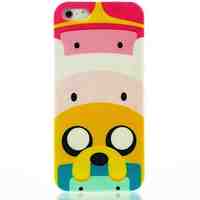 Cartoon Pig Castles Pattern Hard Case for iPhone 5/5S