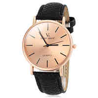 [XmasSale]Men's Watch Dress Watch Simple Style Bronze Round Dial