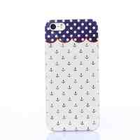 Cute Anchors Pattern Plastic Hard Case for iPhone 5/5S