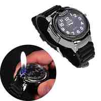 Creative Watch Style Metal Lighters Toys (Black)