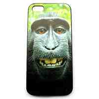 Animal Chimpanzee Pattern Hard Case for iPhone 5/5S