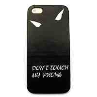 Don't touch my phone Pattern Hard Case for iPhone 5/5S