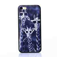 Crazy Deers Pattern Plastic Hard Case for iPhone 5C