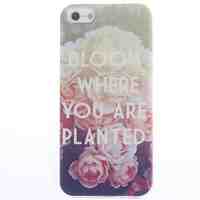 Peony Design Soft Case for iPhone 5/5S