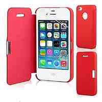 PU Leather Case  Touch Pen for iPhone 5/5S (Assorted Colors)