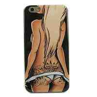 Tattoo Sexy Girl Pattern Soft TPU Case Cover for iPhone 6 Case 4.7 inch