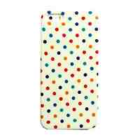 Colorful Spots Pattern Hard Case for iPhone 4/4S