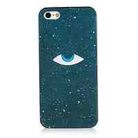 Eye Pattern Black Frame Back Case for iPhone 5/5S