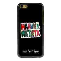 Personalized Case Hakuna matata Design Metal Case for iPhone 5C