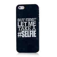 Phrase Pattern Hard Case for iPhone 5/5S