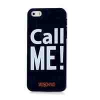 Call Me Pattern Hard Case for iPhone 5/5S