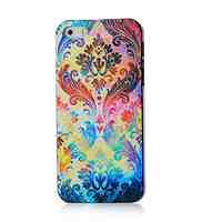 Colorful Flowers Pattern Hard Case for iPhone 4/4S